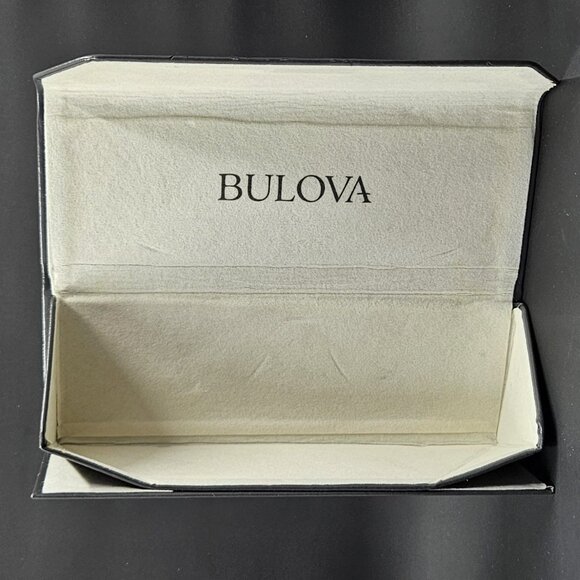 Foldable Bulova Case for Eye Wear Eye Glasses Sun Glasses - Picture 4 of 12